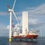 The wind farm installation vessel Charybdis