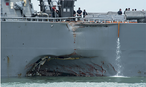 6112 Navy Mccain Damage