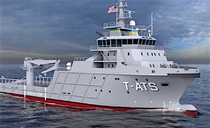 Gulf Island Shipyard Laid Keel Of First In Class T Ats For U.s. Navy