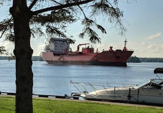 Chem Norma Chemical Tanker Ship Run Aground St Lawrence Seaway May 29 2018