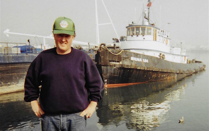 Veteran ocean captain serves up tug tales with side of adventure