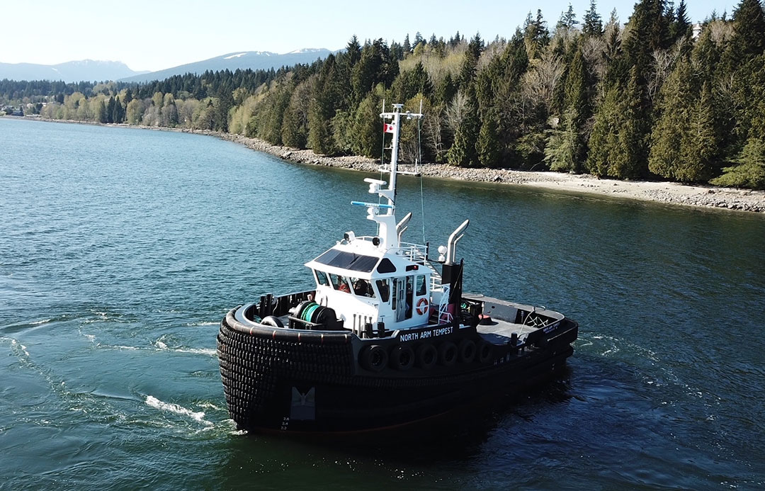 B.C. operator first zdrive tugboat Professional Mariner