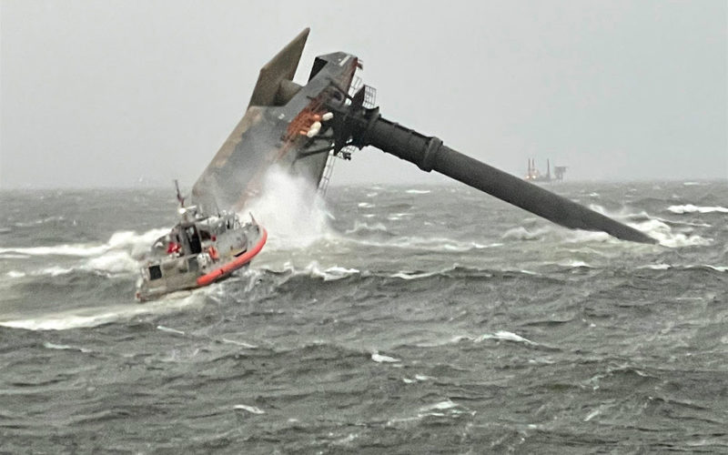 Seacor Power capsized