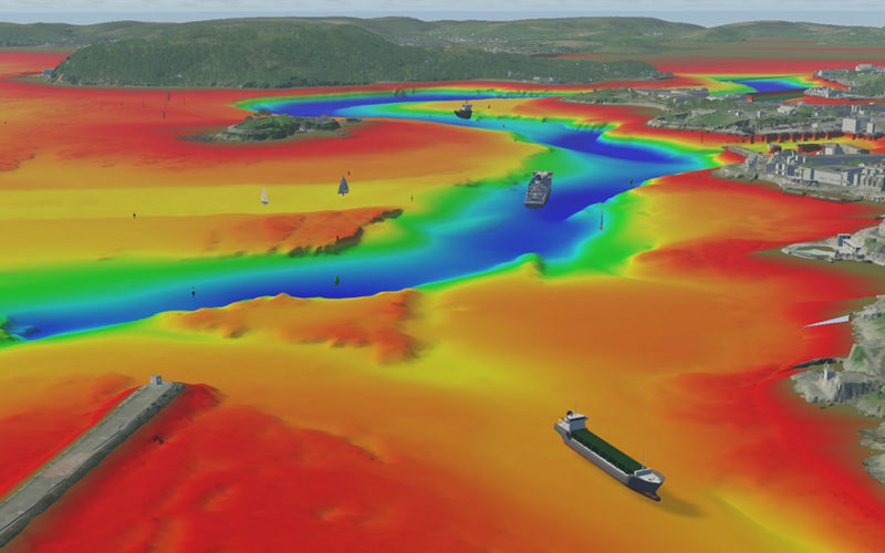 Currents, surface depths and other bathymetric data
