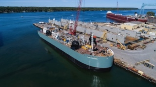 Fincantieri Bay Shipbuilding delivers LNG bunkering barge