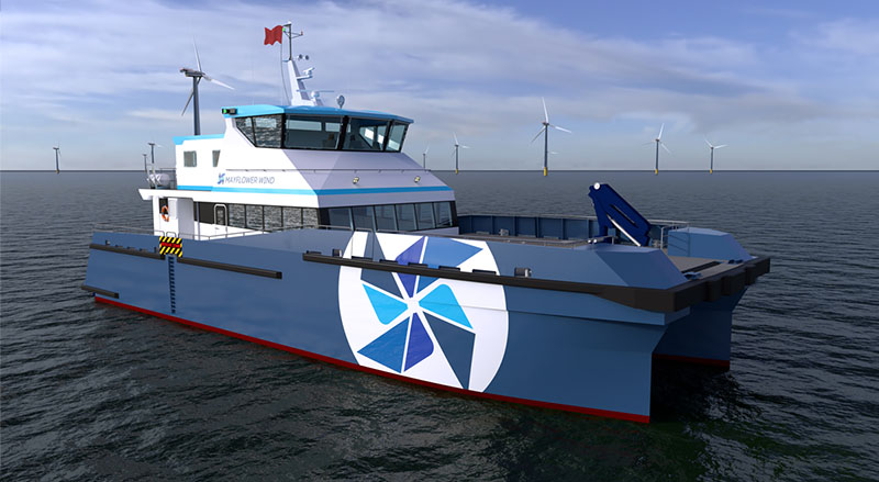 Mayflower Wind signs deal with Gladding-Hearn to build hybrid electric CTV