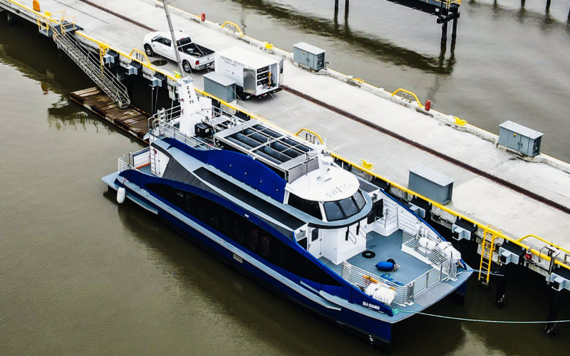 SWITCH completes first hydrogen fueling of commercial vessel in US