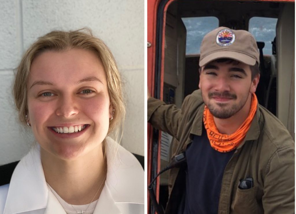 Crowley awards memorial scholarships to two Maine Maritime Academy cadets