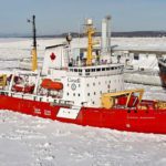 The Canadian Coast Guard cutter Pierre Radisson was damaged in a collision with a Singapore-flagged ship near Quebec City.