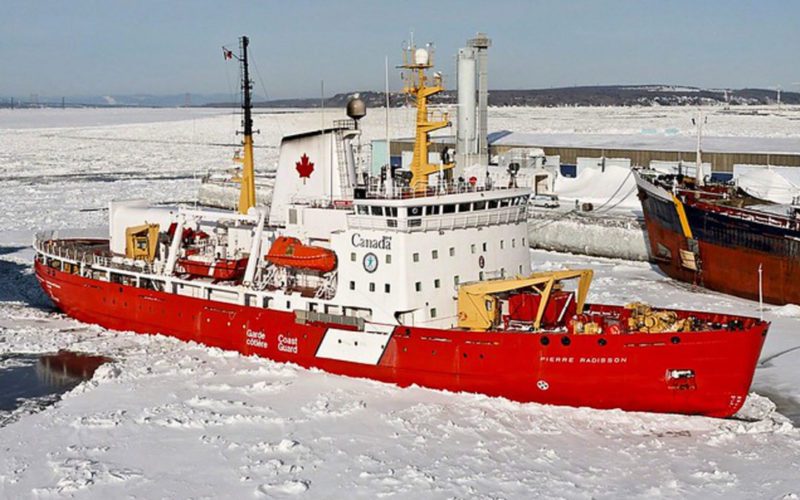 Canadian icebreaker, bulker damaged in St. Lawrence River collision