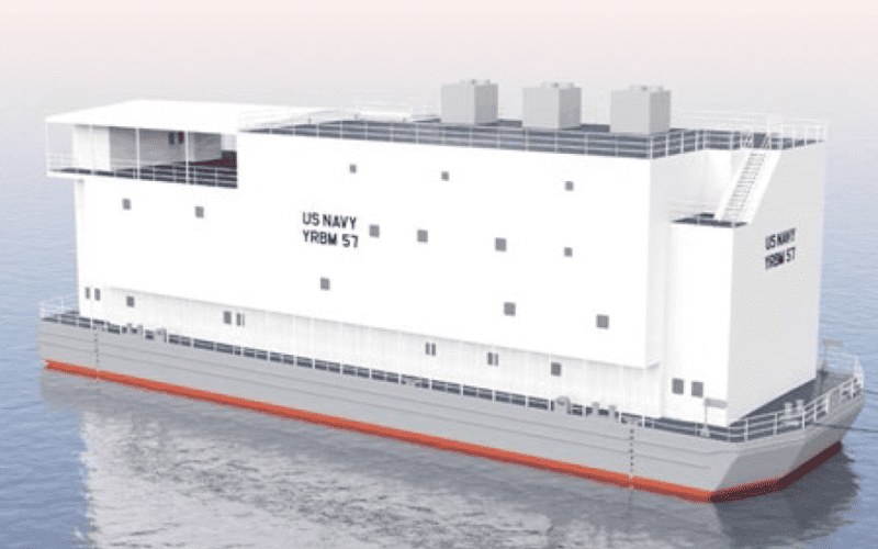 Conrad wins contract for Navy berthing barges