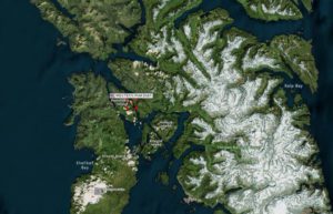 Western Mariner grounded in a narrow strait northwest of Sitka, Alaska. Roughly 5,300 gallons of diesel escaped into the waterway. 