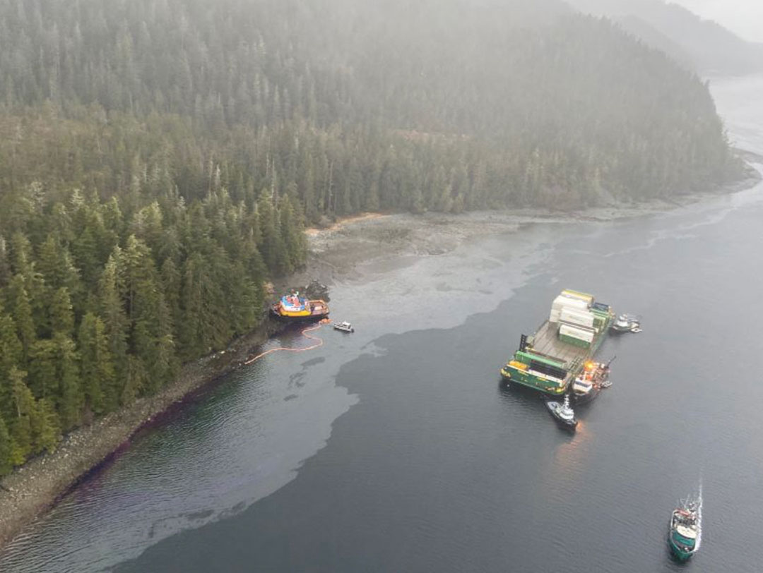 Environmental impacts from the spill were limited — in part due to quick response from Alaska salvage crews.
