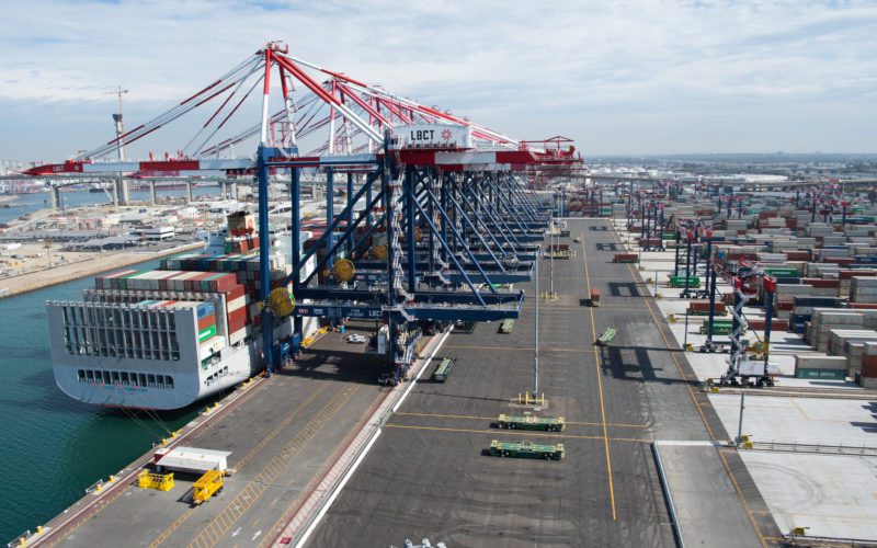 Trade down 20 percent in April at Port of Long Beach