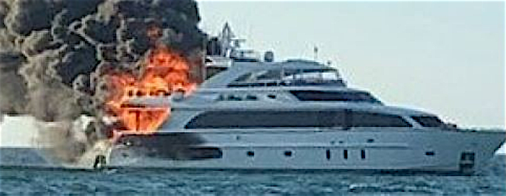Electrical fire destroys $3.9 million yacht in Gulf of Mexico
