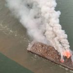 Local fireboat crews helped extinguish a fire in the barge CMT Y NOT 6 in Delaware Bay. The cause of the fire is not yet known.