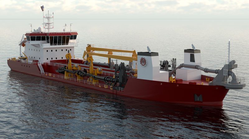 Great Lakes taps Conrad for new hopper dredge