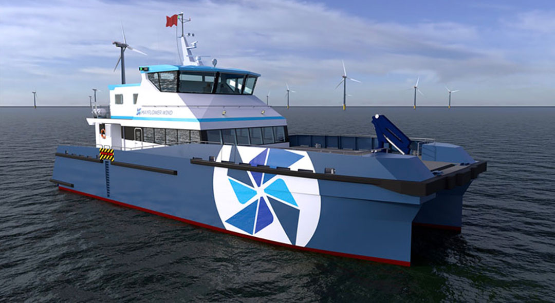 Mayflower Wind will partner with Gladding-Hearn Shipbuilding on a new CTV.