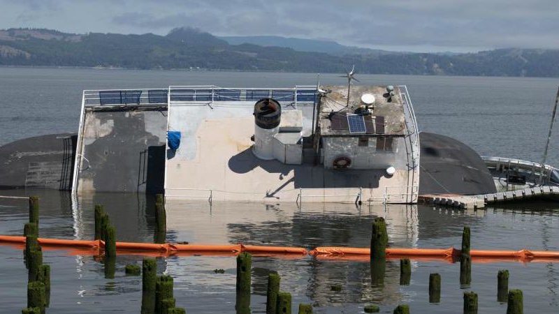 Coast Guard, partners to remove fuel from capsized ferry