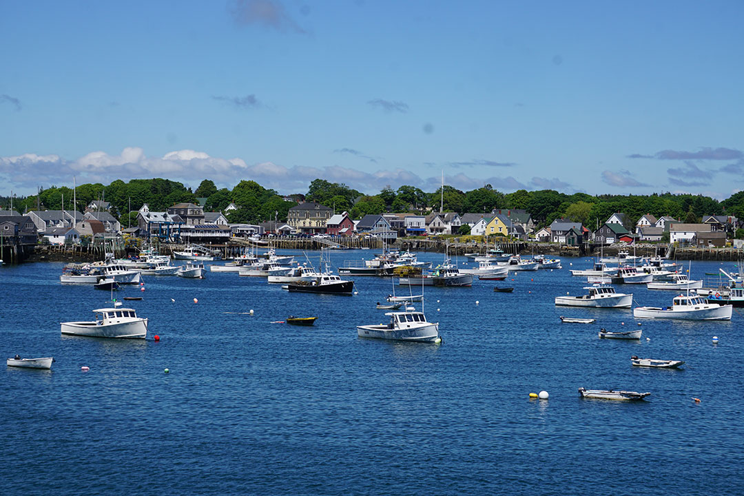 Vinalhaven is home to a large fleet of lobster boats, and many island residents have a deep connection to the sea.
