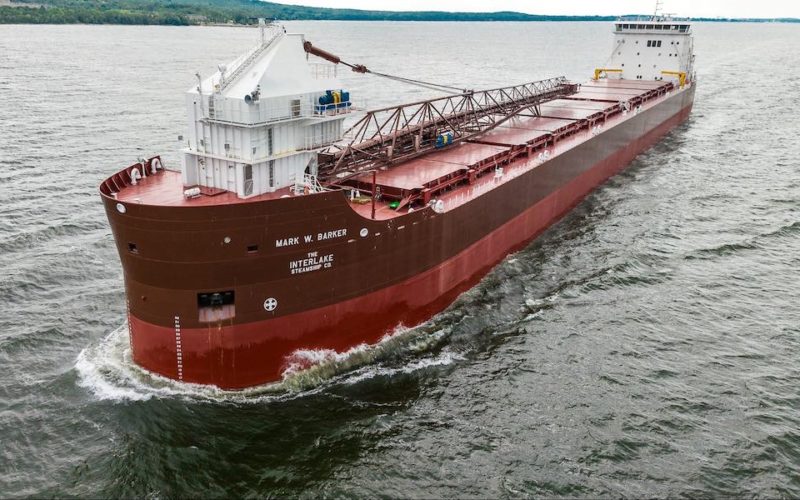 Interlake’s new bulk carrier makes maiden voyage