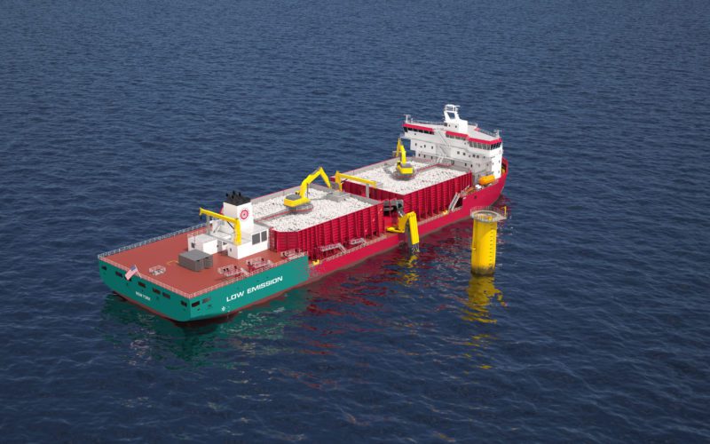 Philly Shipyard is building the first Jones Act-compliant subsea rock installation vessel for Great Lakes Dredge & Dock.