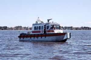 Lake Assault Boats delivered an aluminum vessel to the Patchogue Fire Department on Long Island, N.Y.