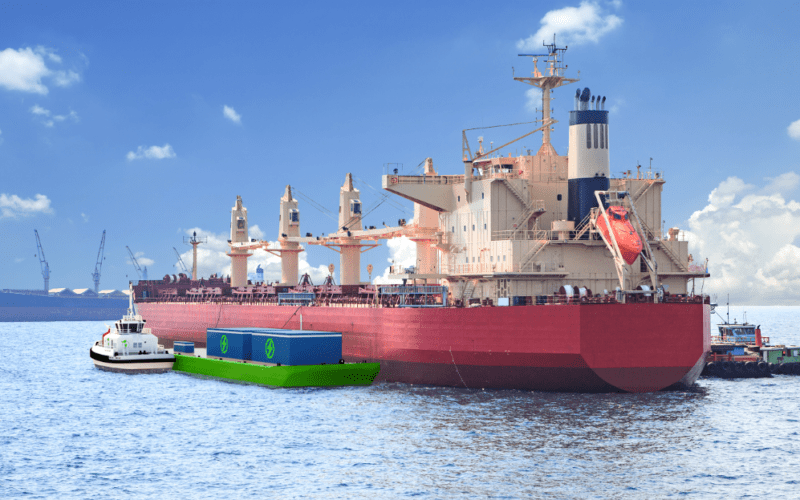 EBDG designs harbor power and charging barge
