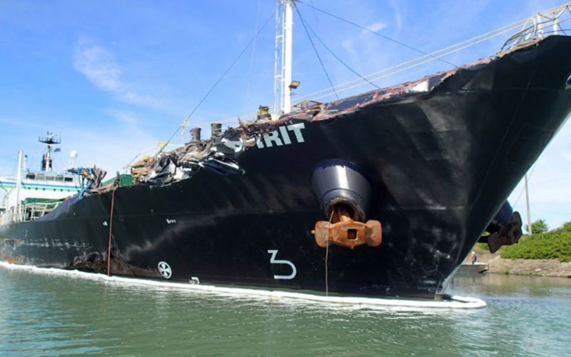 Florence Spirit sustained extensive damage following the collision with Alanis.