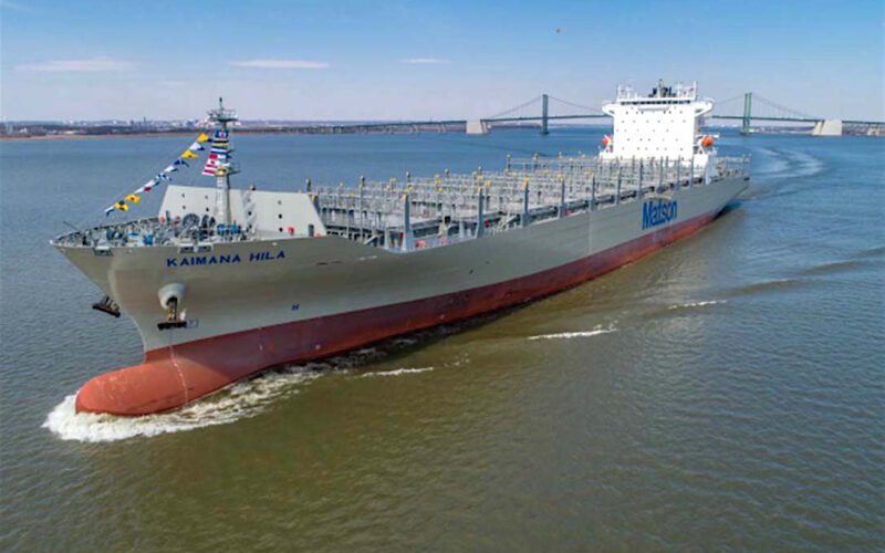 Matson to convert third containership to run on LNG