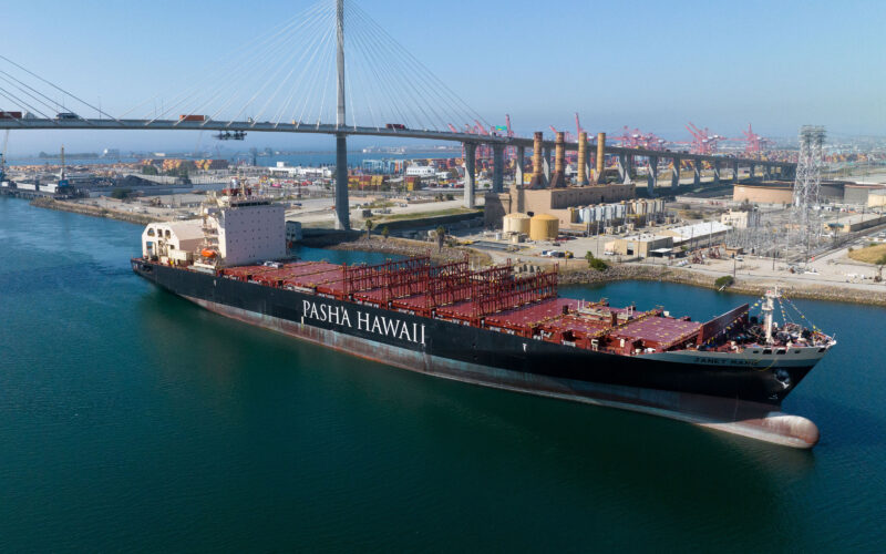 Pasha Hawaii’s second LNG boxship enters service