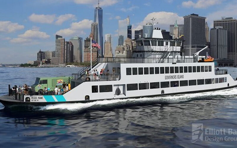 New Governor’s Island ferry under construction