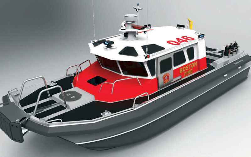 he new M1 aluminum catamaran dive boat will support a crew of ten with gear and equipment payload