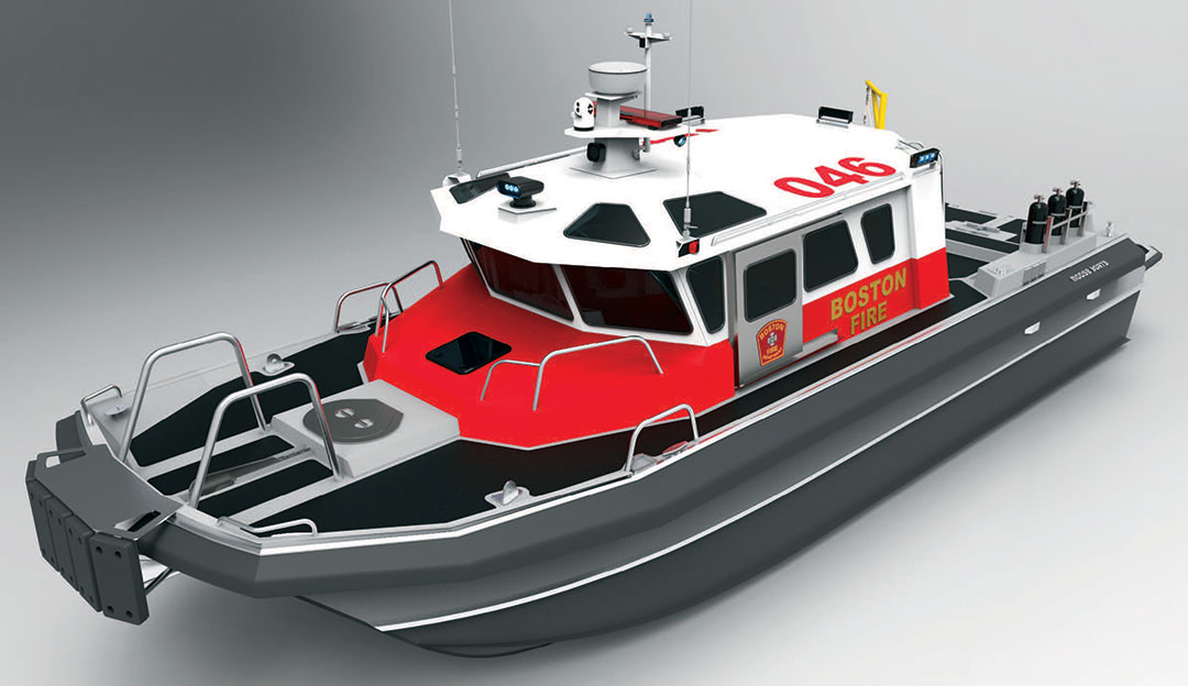 he new M1 aluminum catamaran dive boat will support a crew of ten with gear and equipment payload