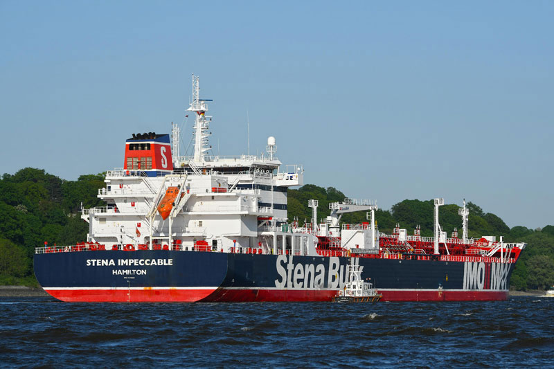 The Stena Impeccable and two sisterships are being reflagged and will sail under the provisions of the U.S. Tanker Security Program.