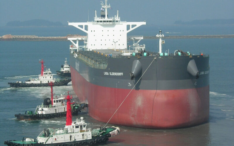 Oldendorff Carriers’ Linda Oldendorff was one of five Newcastle-max bulk carriers to be retrofitted with a spoon bow, a rudder bulb, and a Becker Mewes Duct.
