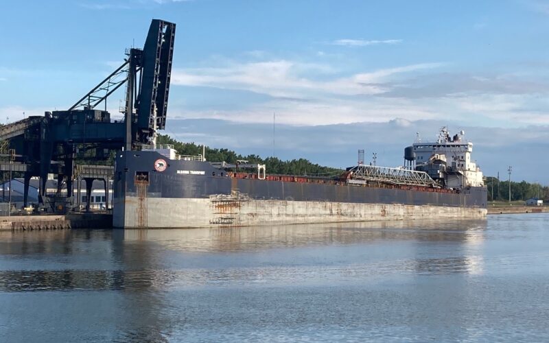 Construction cargoes drive Great Lakes traffic in August