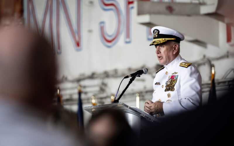 Sobeck takes helm at Military Sealift Command