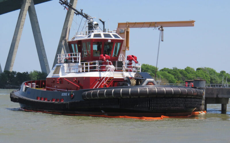 Excessive speed cited in tug, boxship collision