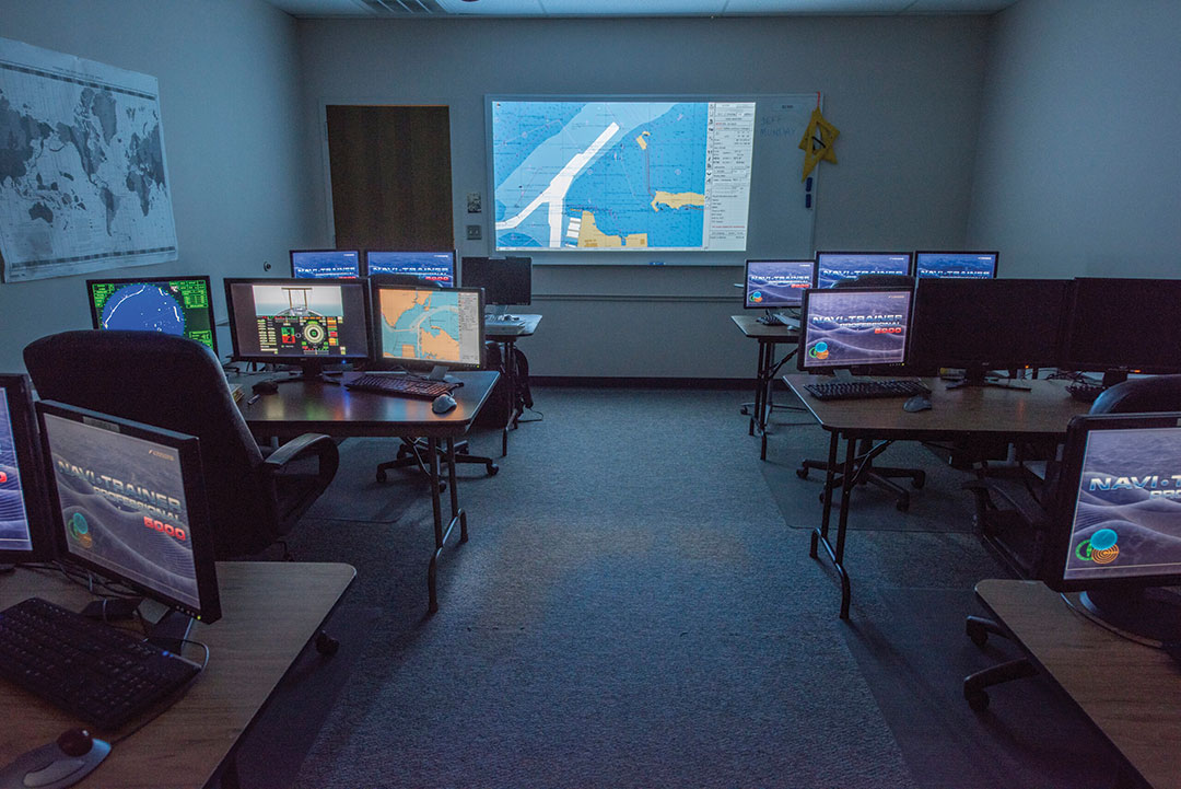 Like at the Maritime Institute’s other campuses, the new Port of Everett facil­ity will feature the latest in vessel oper­ations technology.