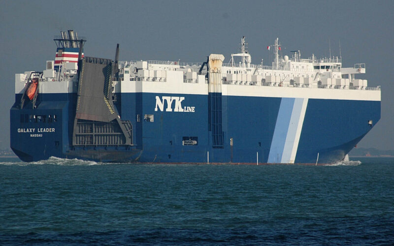 MarAd alert: Car carrier hijacked in Red Sea