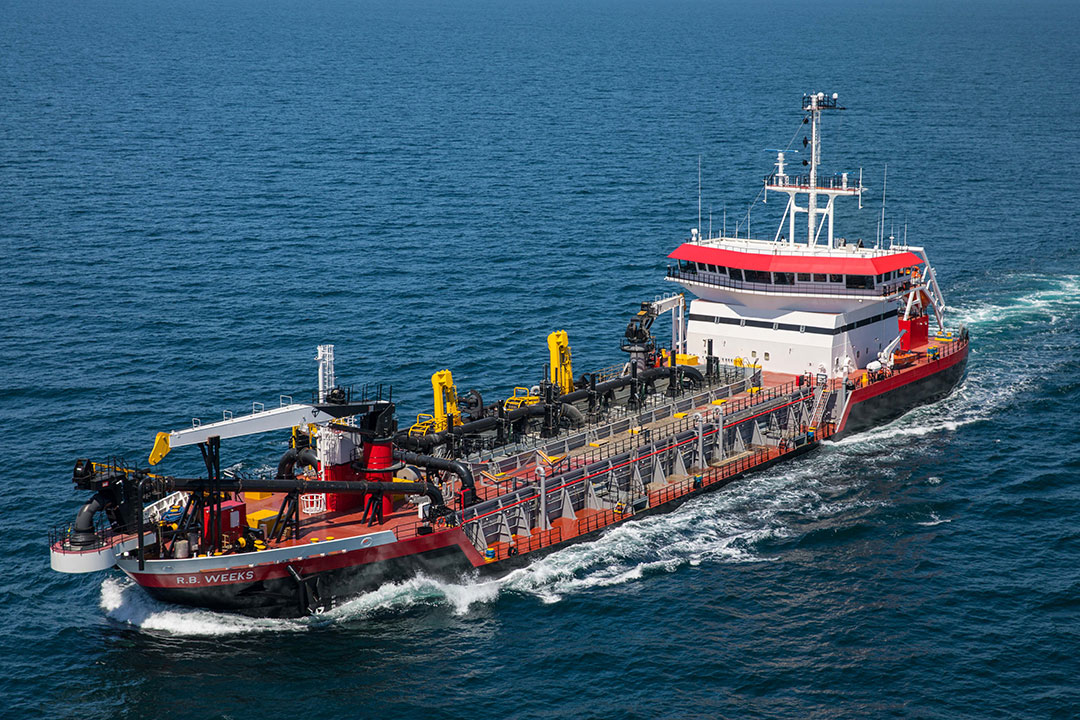 R. B. Weeks joins four other TSHDs and seven suction dredgers in Weeks Marine’s fleet.