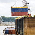 Container-on-barge traffic between New Orleans, the Port of Greater Baton Rouge, Memphis and now the greater St. Louis region is expected to climb to 500,000 TEU annually by 2050.