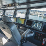 Imua’s wheelhouse features state-of-the-art vessel control, communications, and navigation equipment.