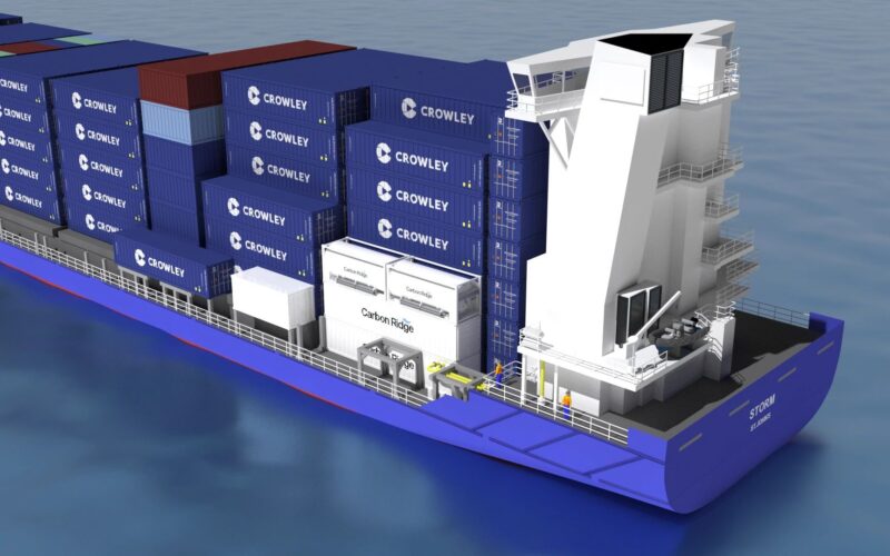 Crowley ship to test advanced carbon capture system