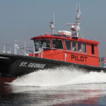 The all-aluminum St. George replaces a 10-knot steel pilot boat built by Gladding-Hearn for the Bermuda Pilots in 1980.