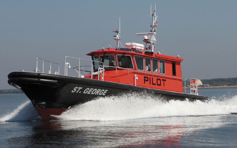 The all-aluminum St. George replaces a 10-knot steel pilot boat built by Gladding-Hearn for the Bermuda Pilots in 1980.