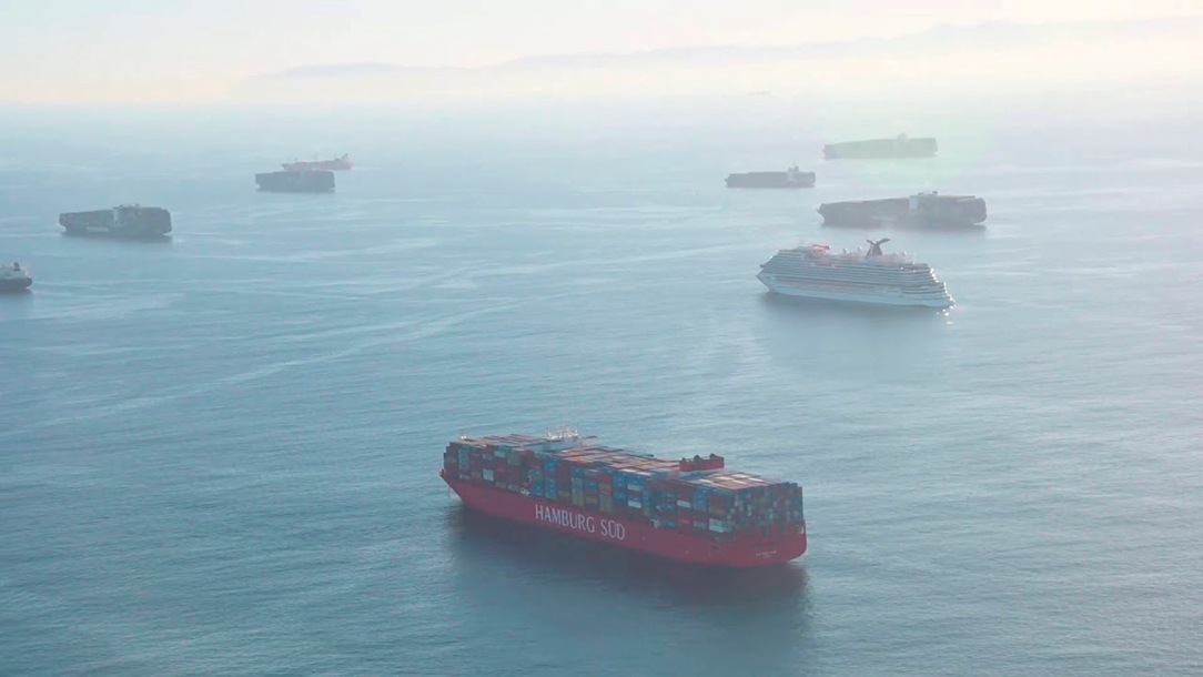 The January 2021 pipeline incident occurred when San Padro Bay was crowded with ships waiting for berths at the ports of Los Angeles and Long Beach.