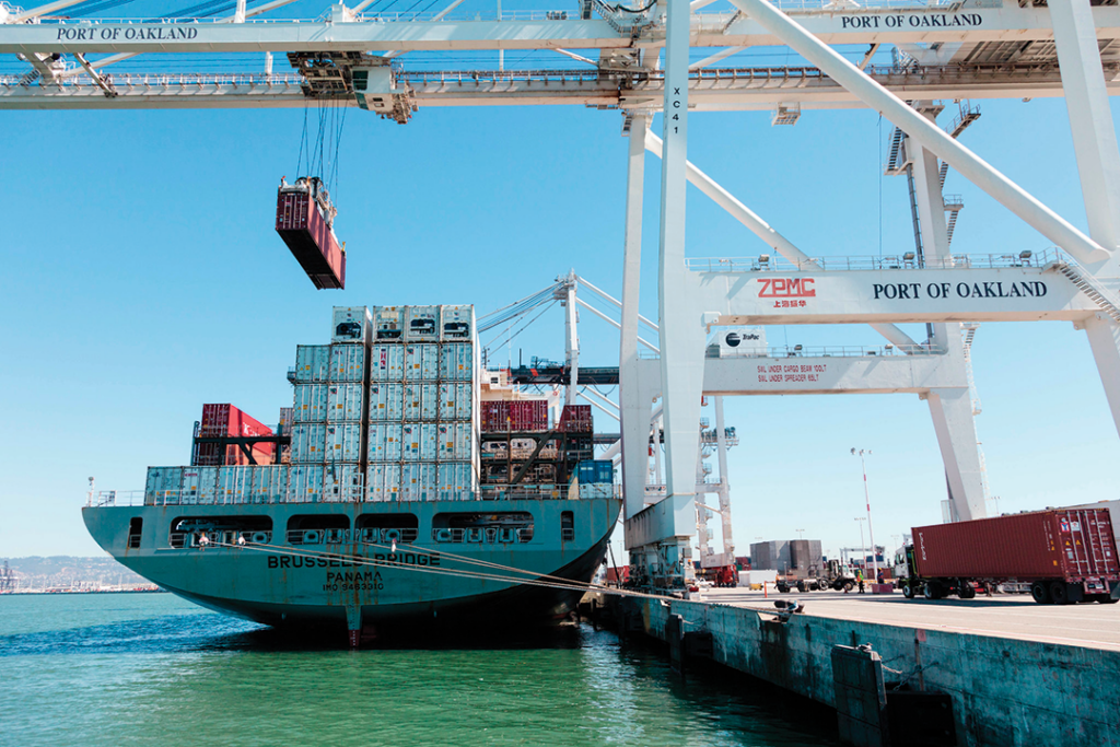 The Port of Oakland’s Freight Intelligent Transportation System (FITS) will accumulate data from multiple sources to speed the movement of container cargo through the port’s terminals.