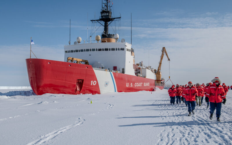 Polar Star handles fast ice, wraps up Antarctic mission